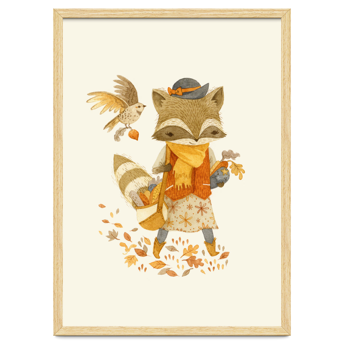 Rebecca The Radish Raccoon