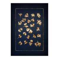 Golden Gingko Leafes (Print Only)