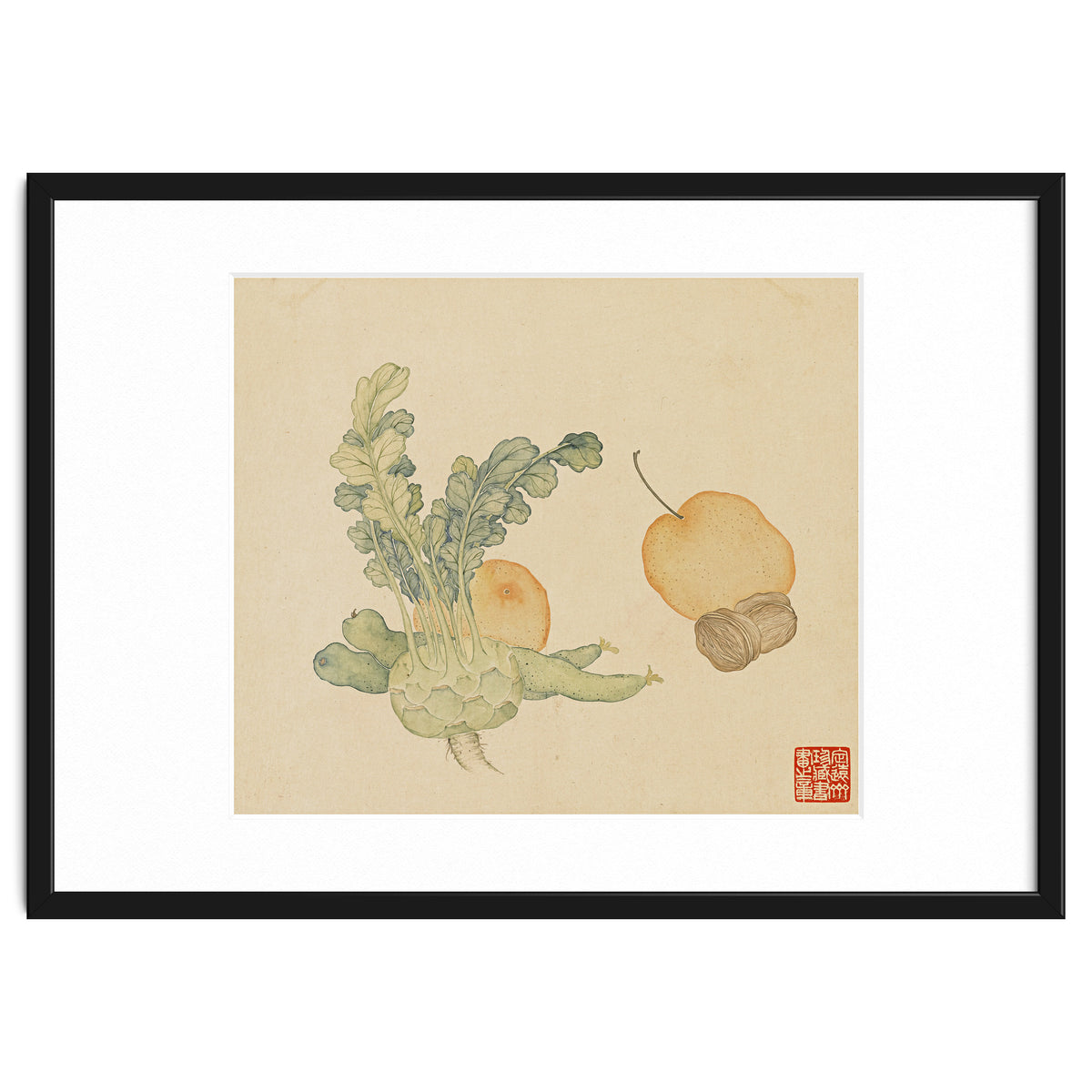 Wang Chengpi ~flowers And Vegetables, Vegetables, Fruits, Epiphyllum, Pears, Peppers
