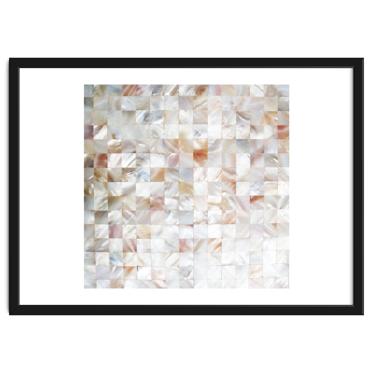 Mother of Pearl, Exotic Tiles Photography, Neutral Minimal Geometrical Graphic Design