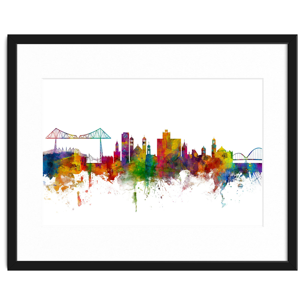 Middlesbrough England Skyline