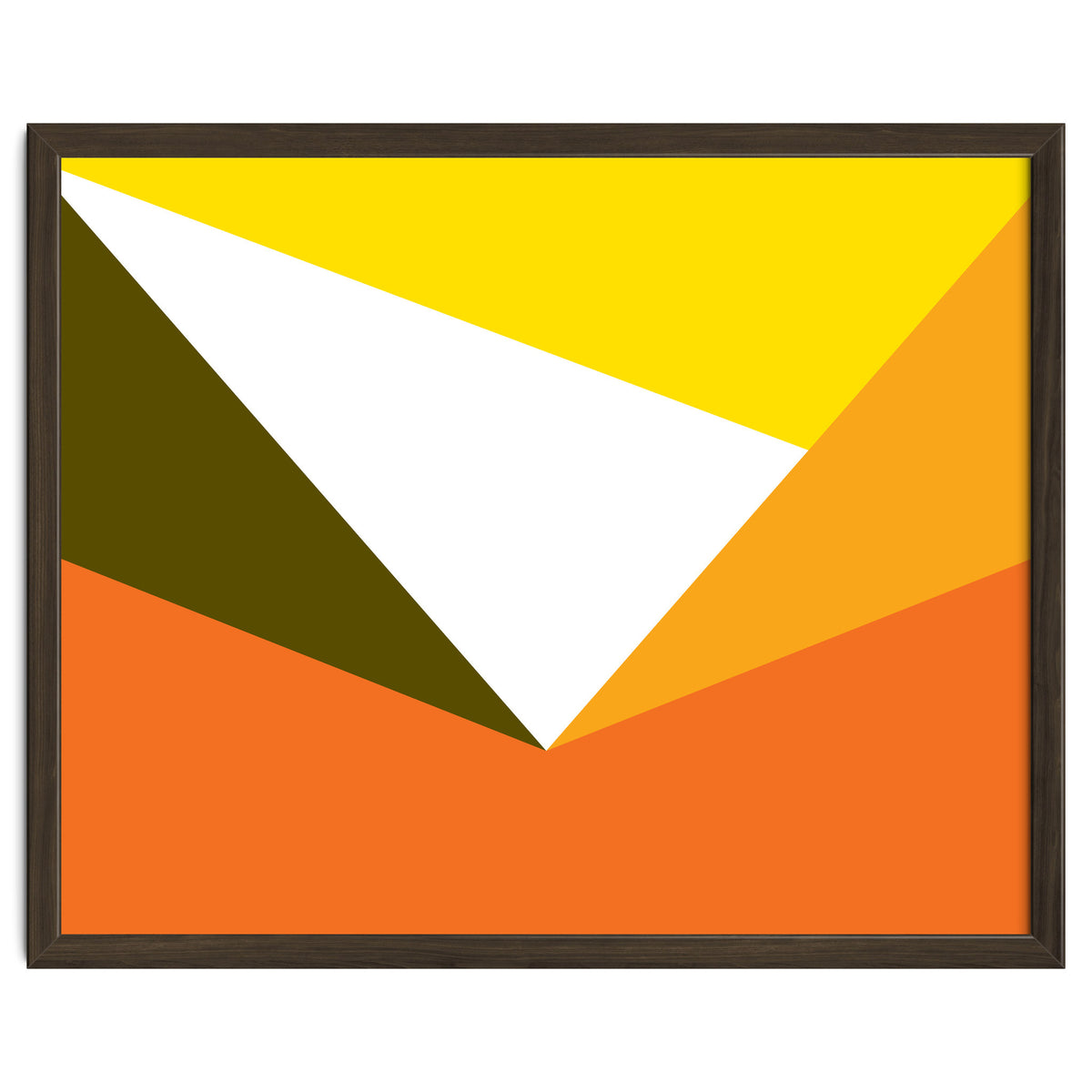 Geometric Shapes No. 58 - yellow & orange