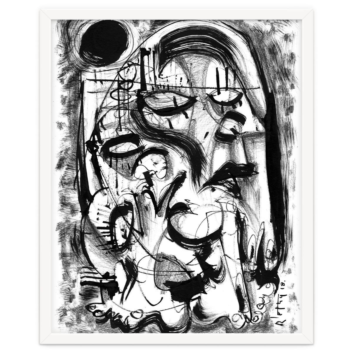 The Witch and Her Sons - b&w