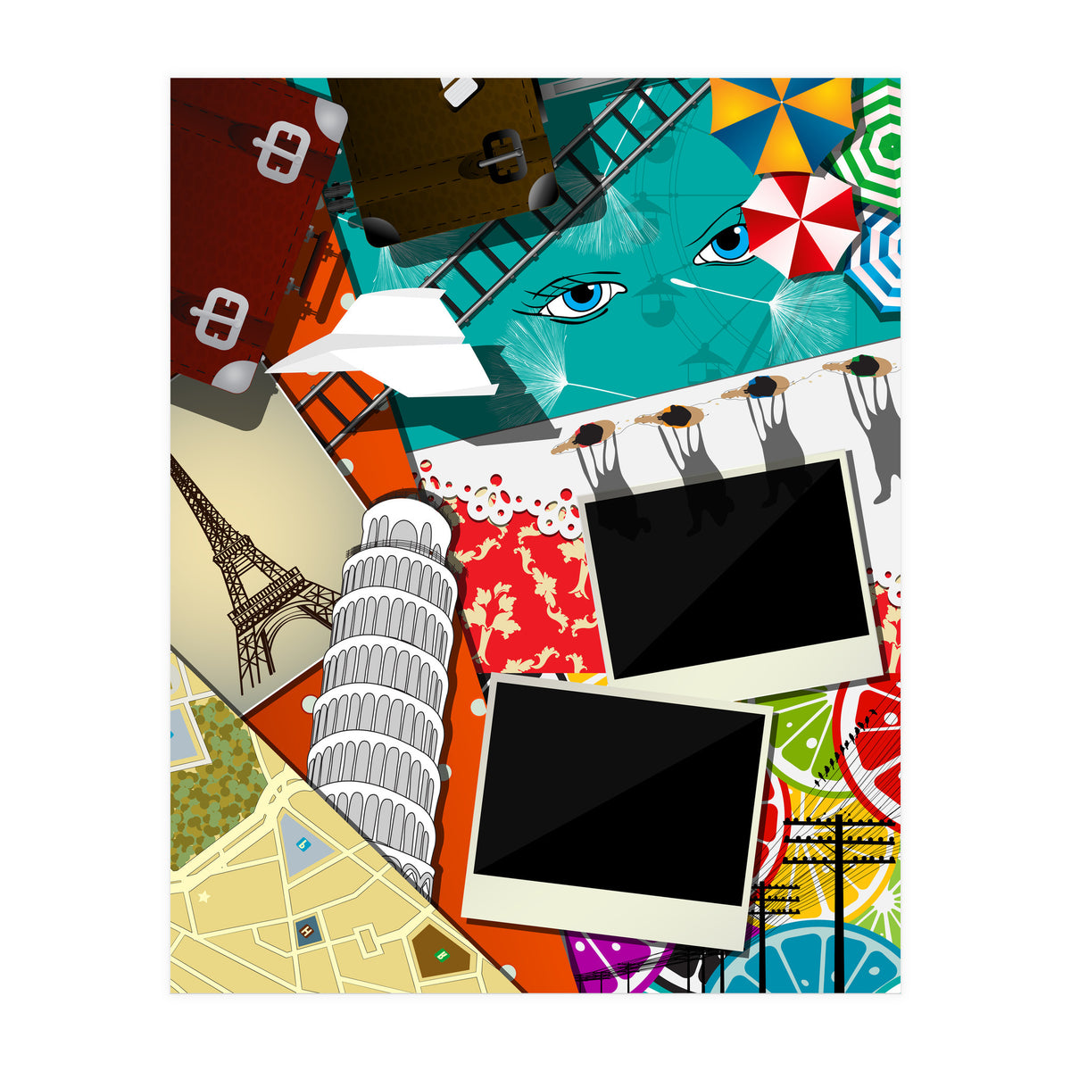 Travel Collage (Print Only)