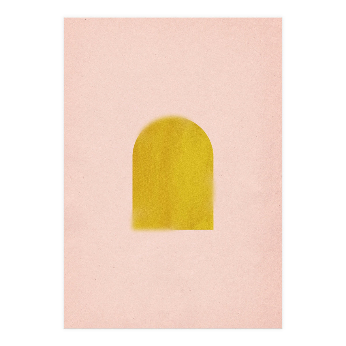 Pink and mustard arch (Print Only)