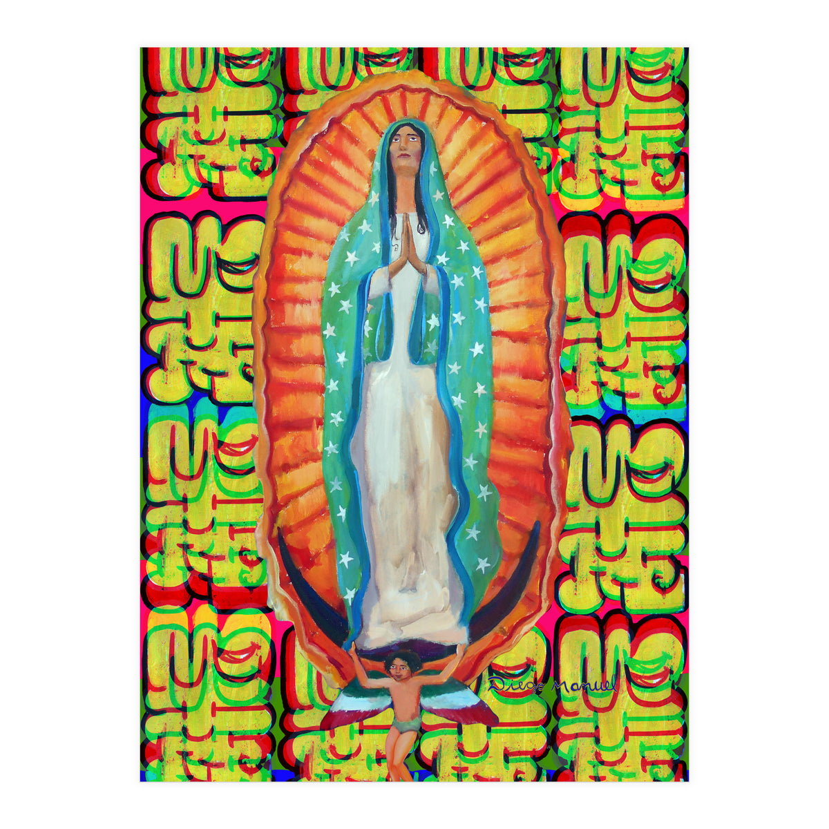 Virgen De Guadalupe 2 (Print Only)