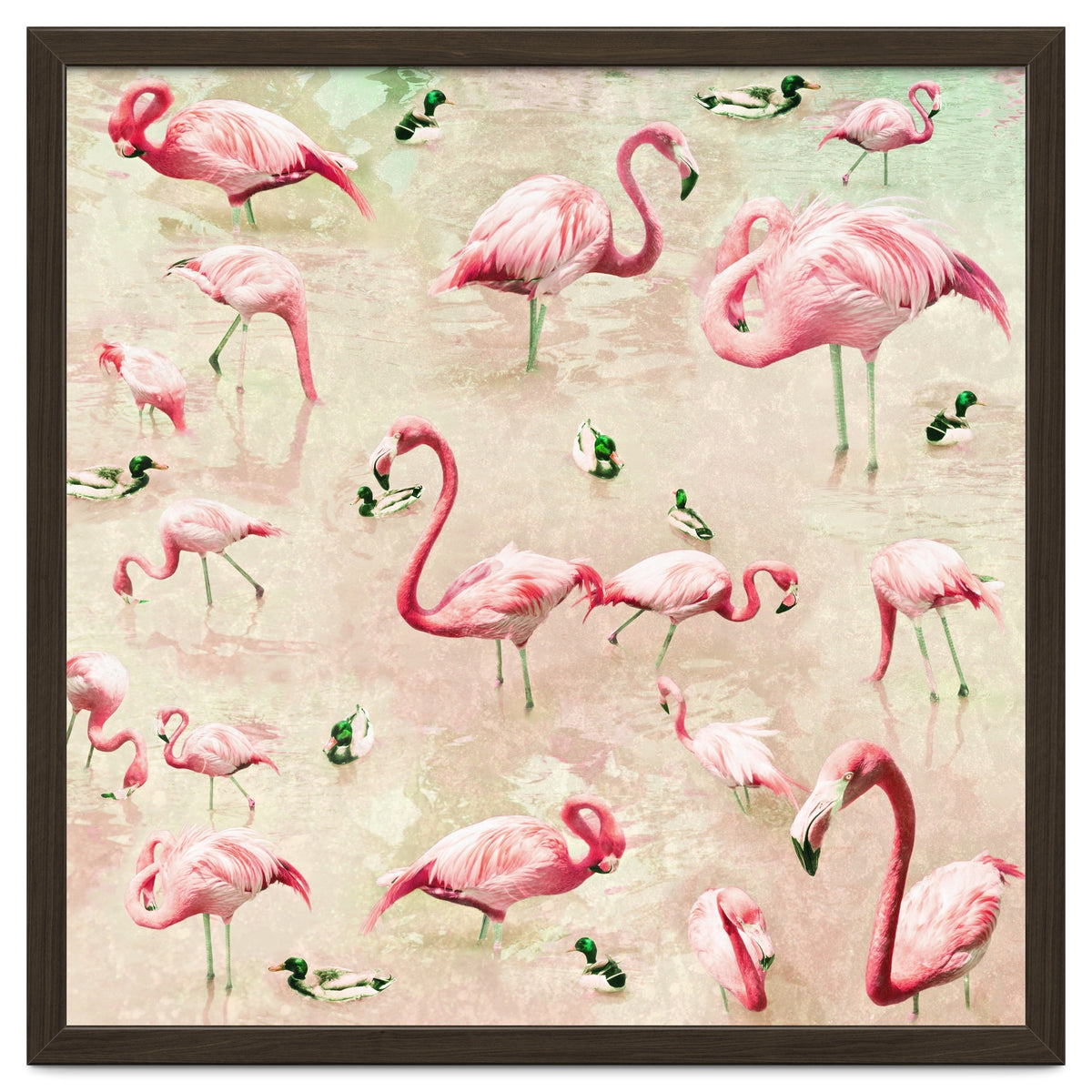Flamingos Vintage Pink