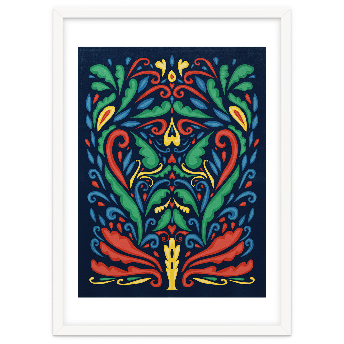 Art Nouveau Folk Art Style