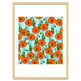 Peoni Garden | Boho Floral Meadow | Vintage Botanical Graphic Design thumbnail