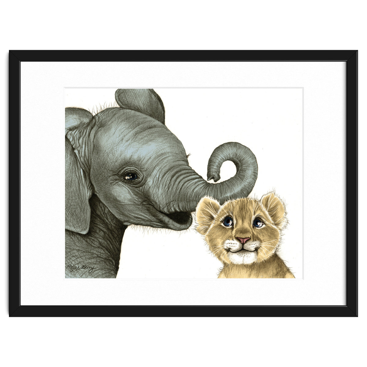 Best Friends, Elephant and Lion