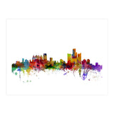 Detroit Michigan Skyline (Print Only) thumbnail