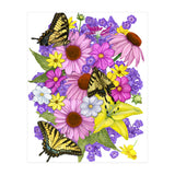 Corn Flowers and Swallowtails (Print Only) thumbnail