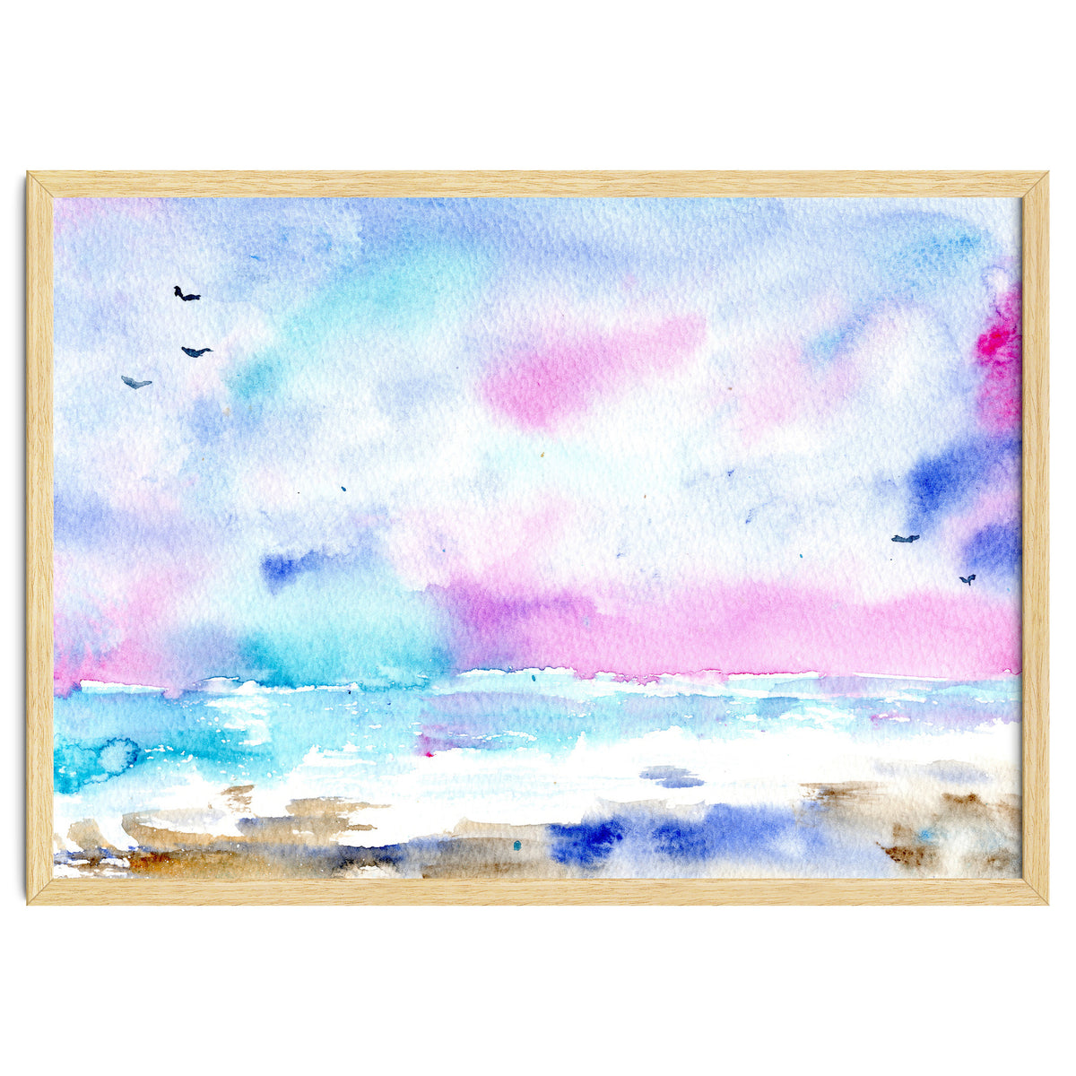 Tenderness of the sea || watercolor