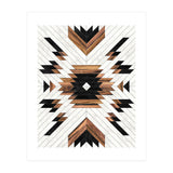 Urban Tribal Pattern No.5 - Aztec - Concrete and Wood (Print Only) thumbnail