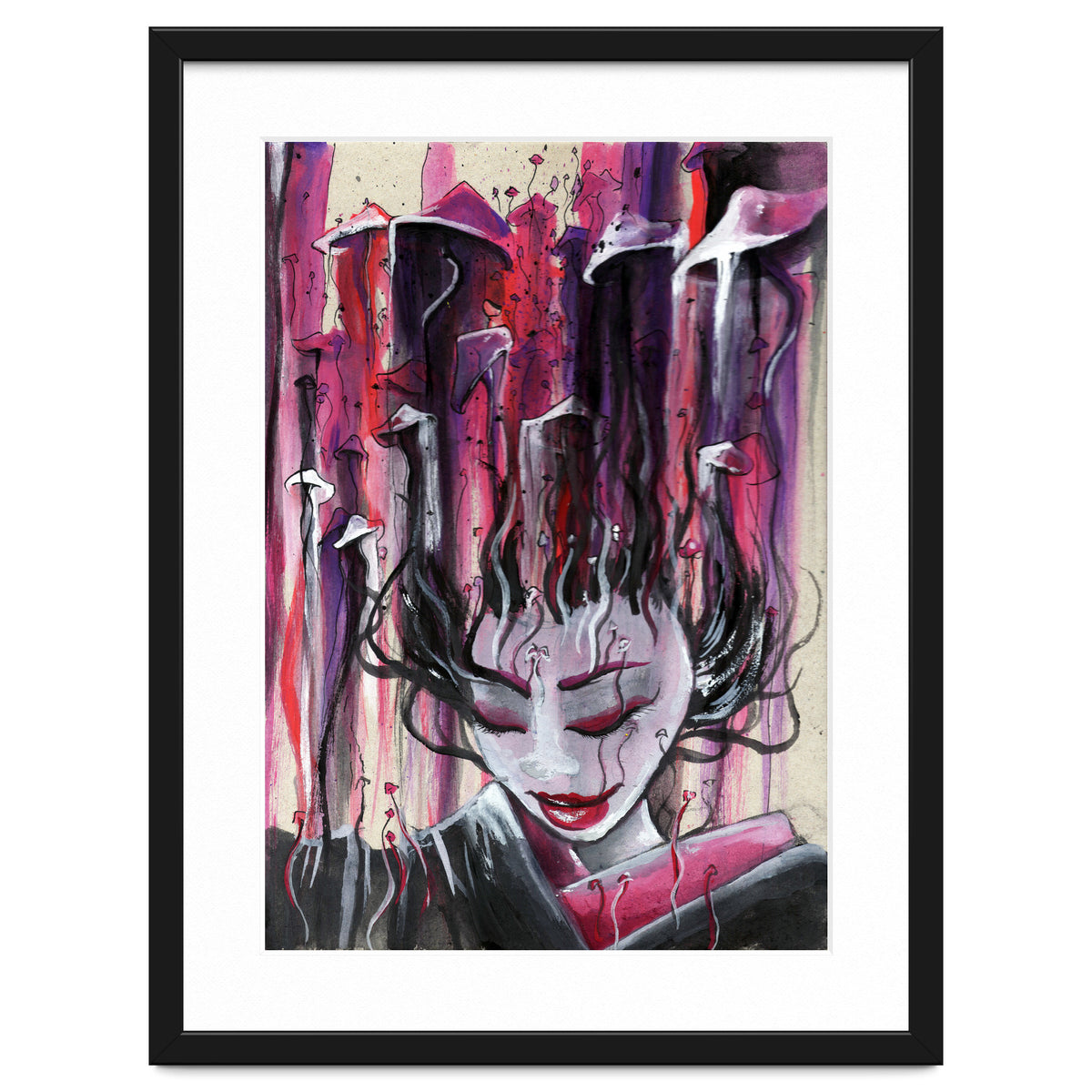 Geisha in Mushrooms: The Surrealistic Concubine