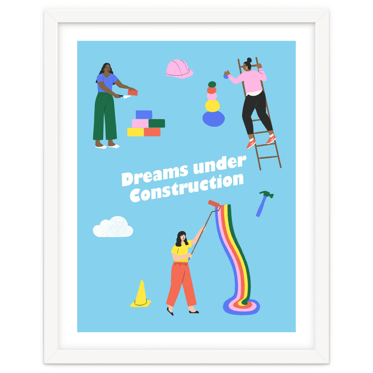 Dreams Under Construction Blue