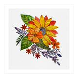 Watercolor and ink Sunflower (Print Only) thumbnail