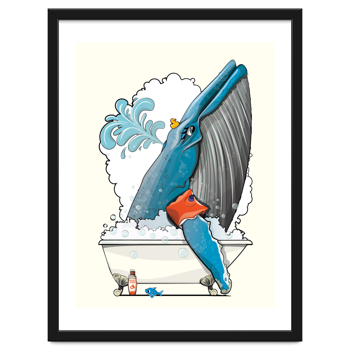Blue Whale in the Bath