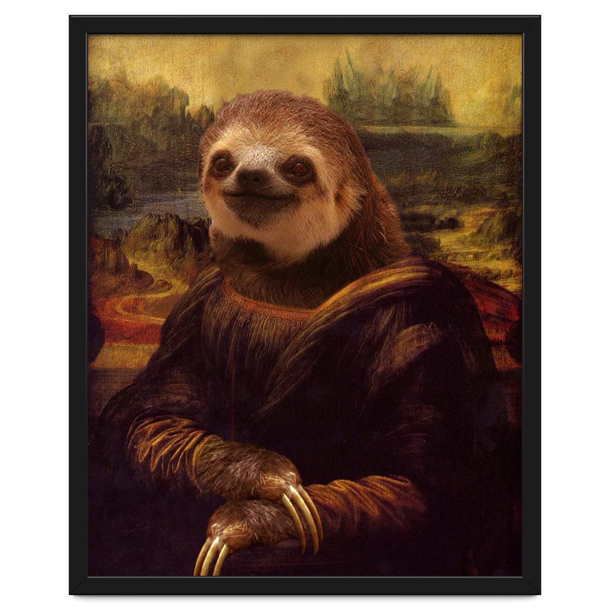 Sloth Mona Lisa
