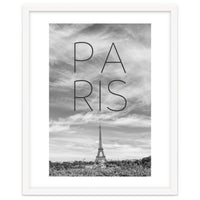 PARIS Eiffel Tower | Text & Skyline