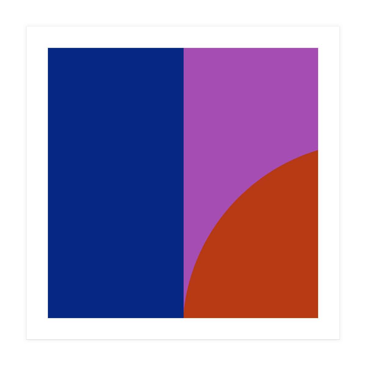 Sunset at sea | abstract modern (Print Only)