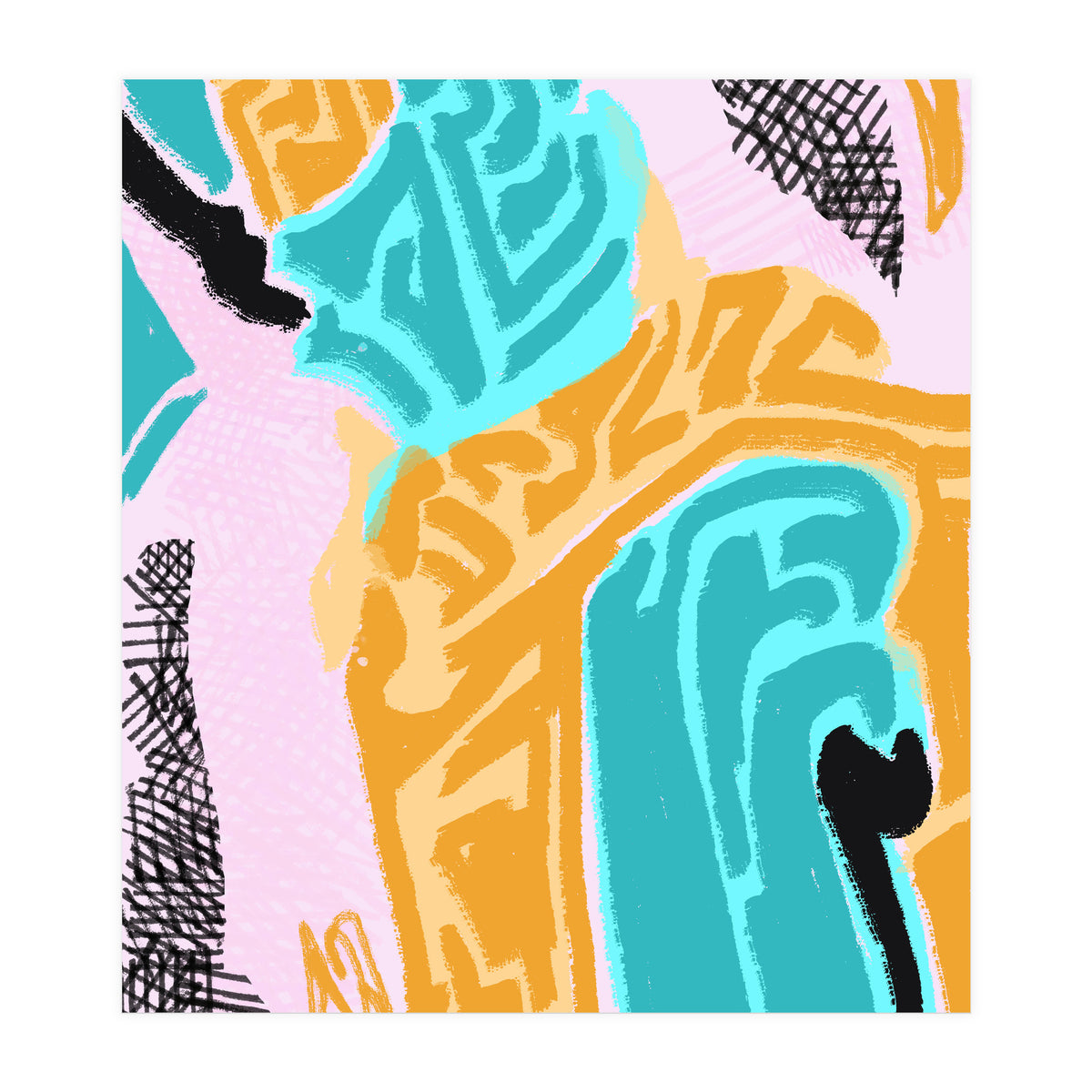 Yellow folks (Print Only)