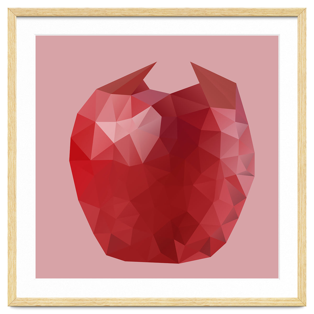 Apple Low Poly Art