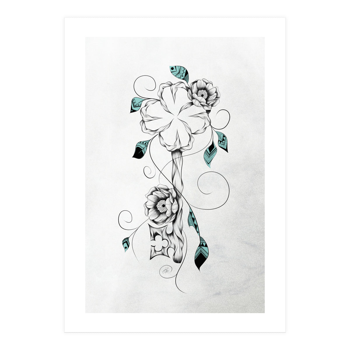 Poetic Key Of Luck (Print Only)