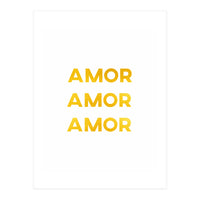 Amor Amor Amor (Love In Spanish) (Print Only)