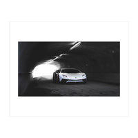 Supercar in tunnel (Print Only)