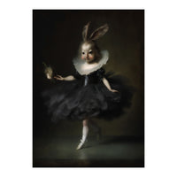 Gothic Hare-Girl Hybrid Ballerina (Print Only)