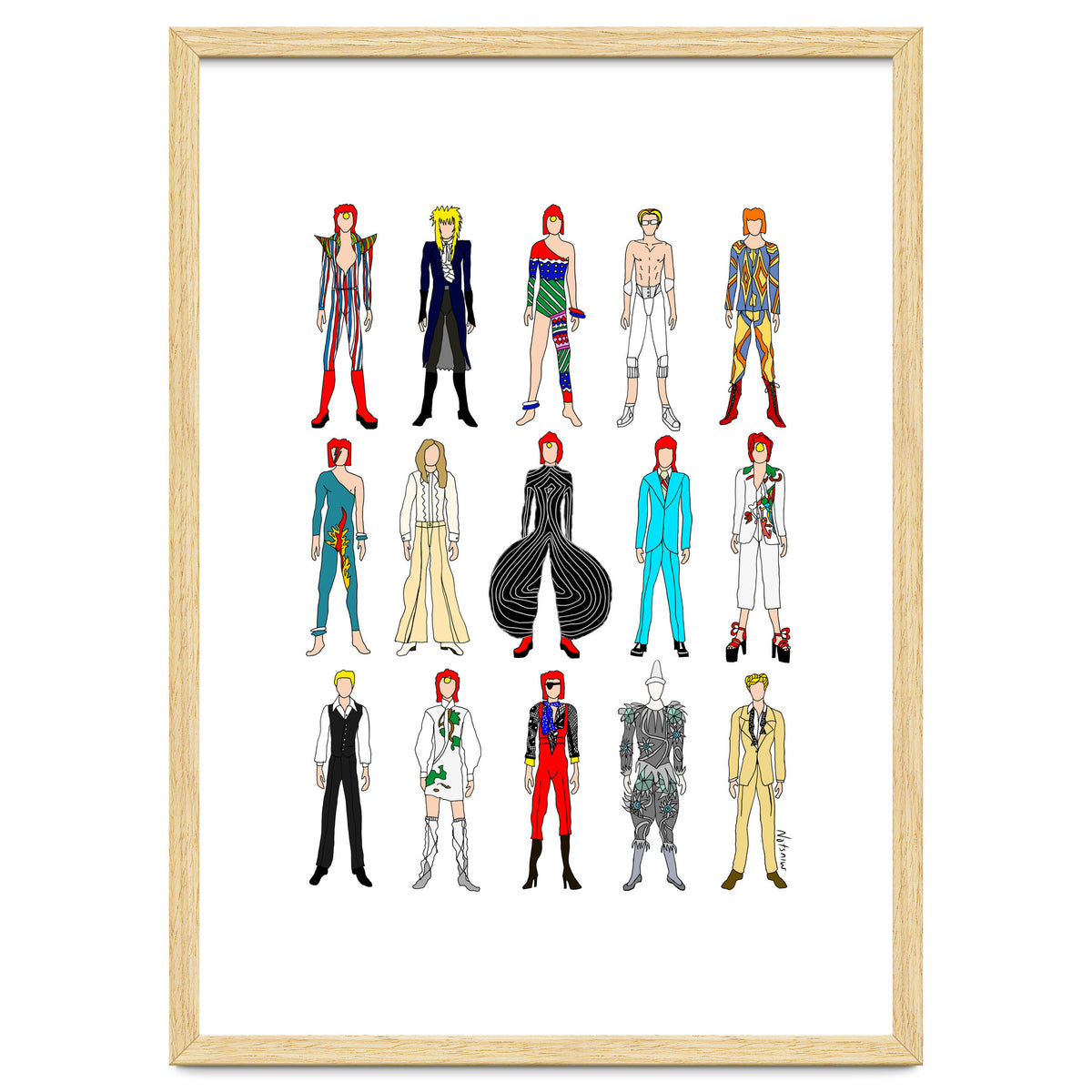 Outfits of Bowie Fashion