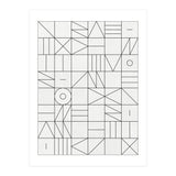 My Favorite Geometric Patterns No.1 - White (Print Only) thumbnail