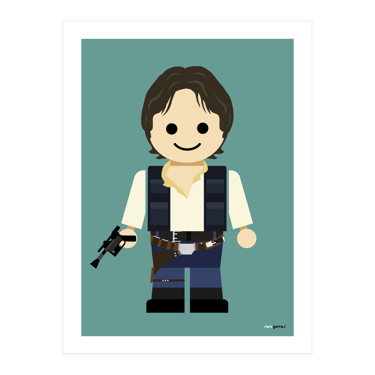 Hans Solo Toy (Print Only)