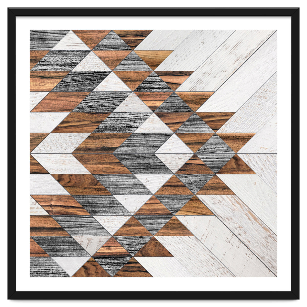 Urban Tribal Pattern No.12 - Aztec - Wood