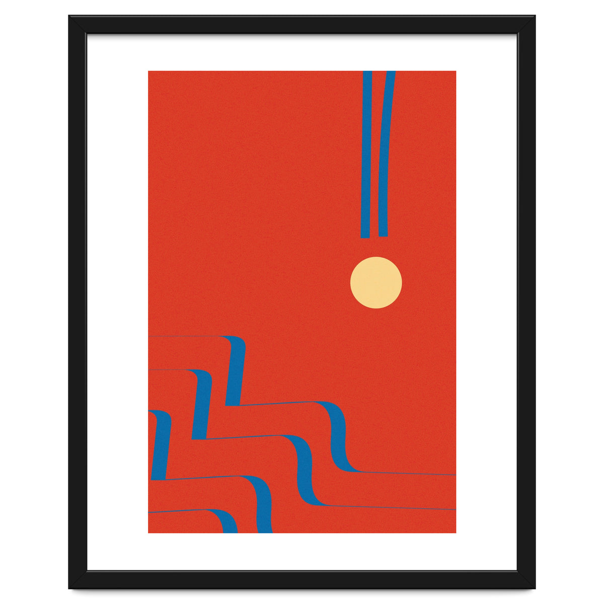 Mid Century Abstract Lines