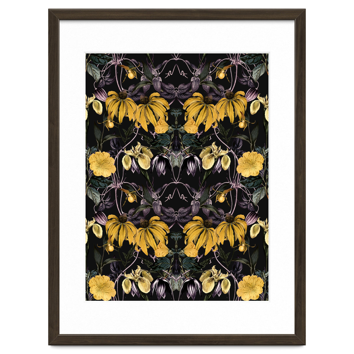 Nocturnal botanical garden kaleidoscope