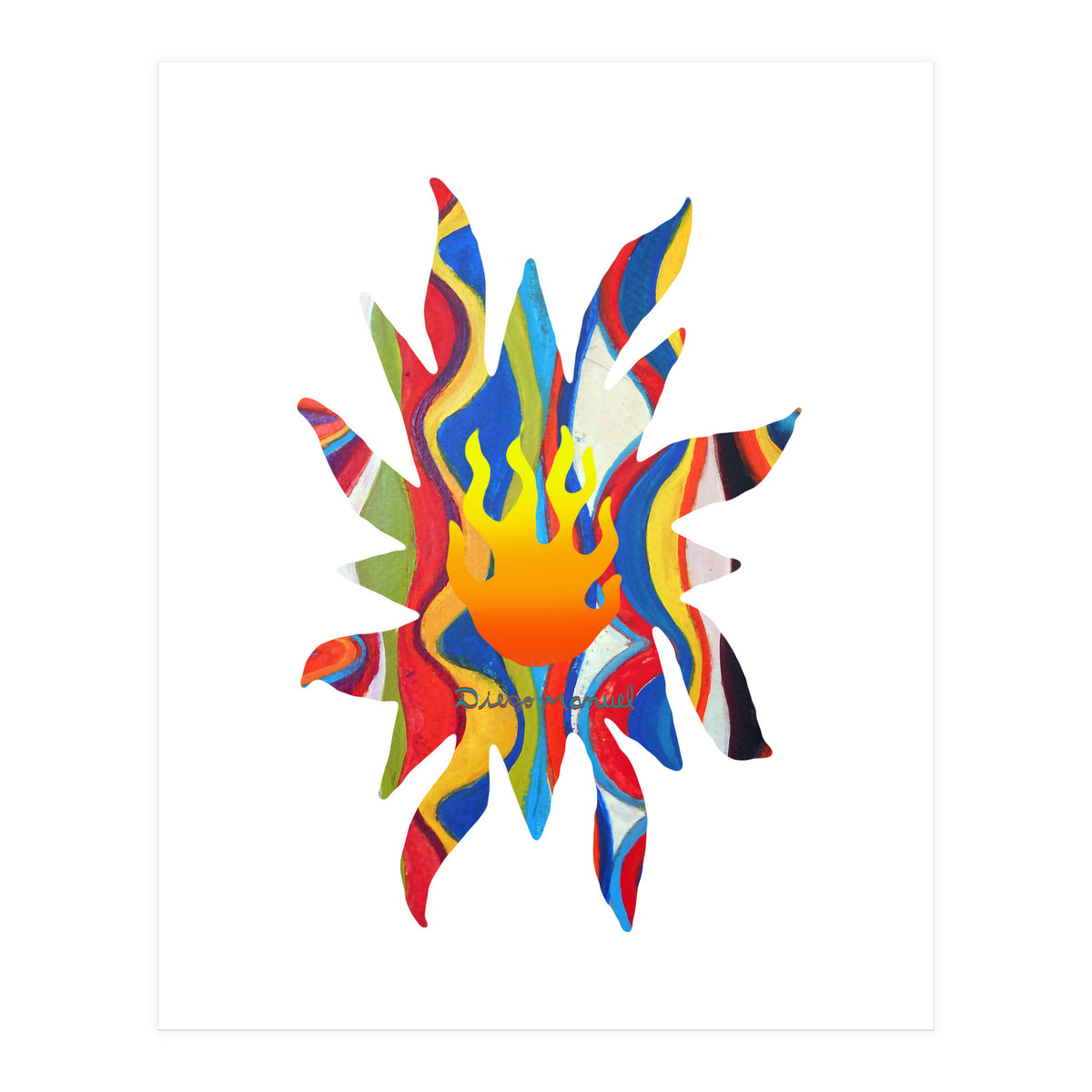 Fuego 25 Copia (Print Only)