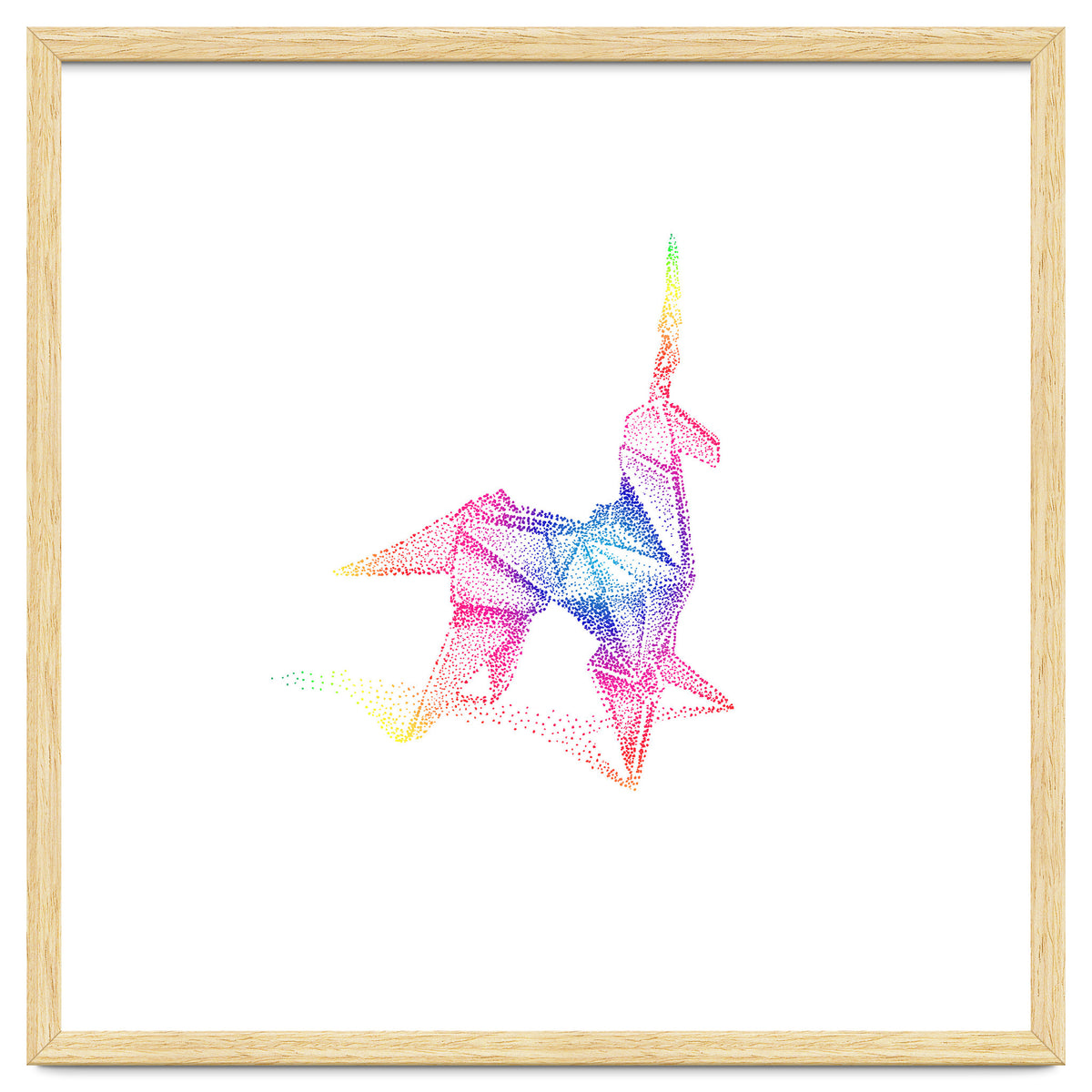 Rainbow Unicorn Origami