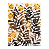 Flowers and foliage - yellow (Print Only) thumbnail