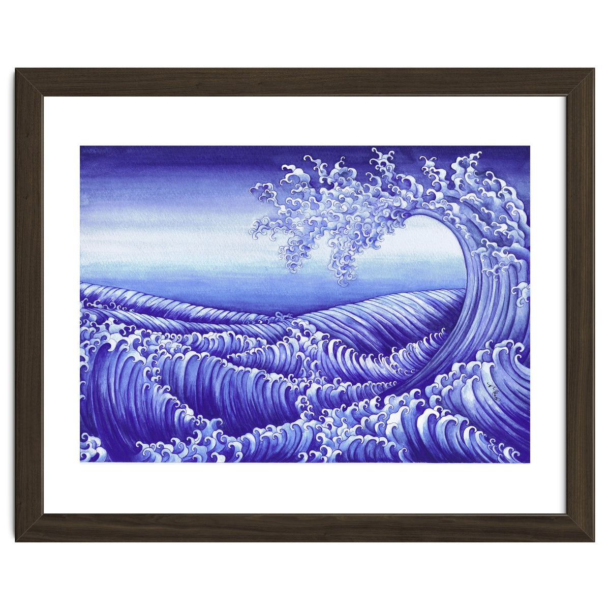 Turbulent Water Triptych part 3