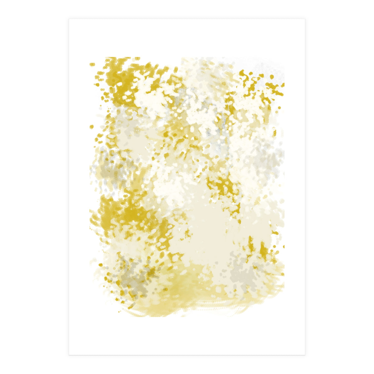 Abstract Yellow (Print Only)