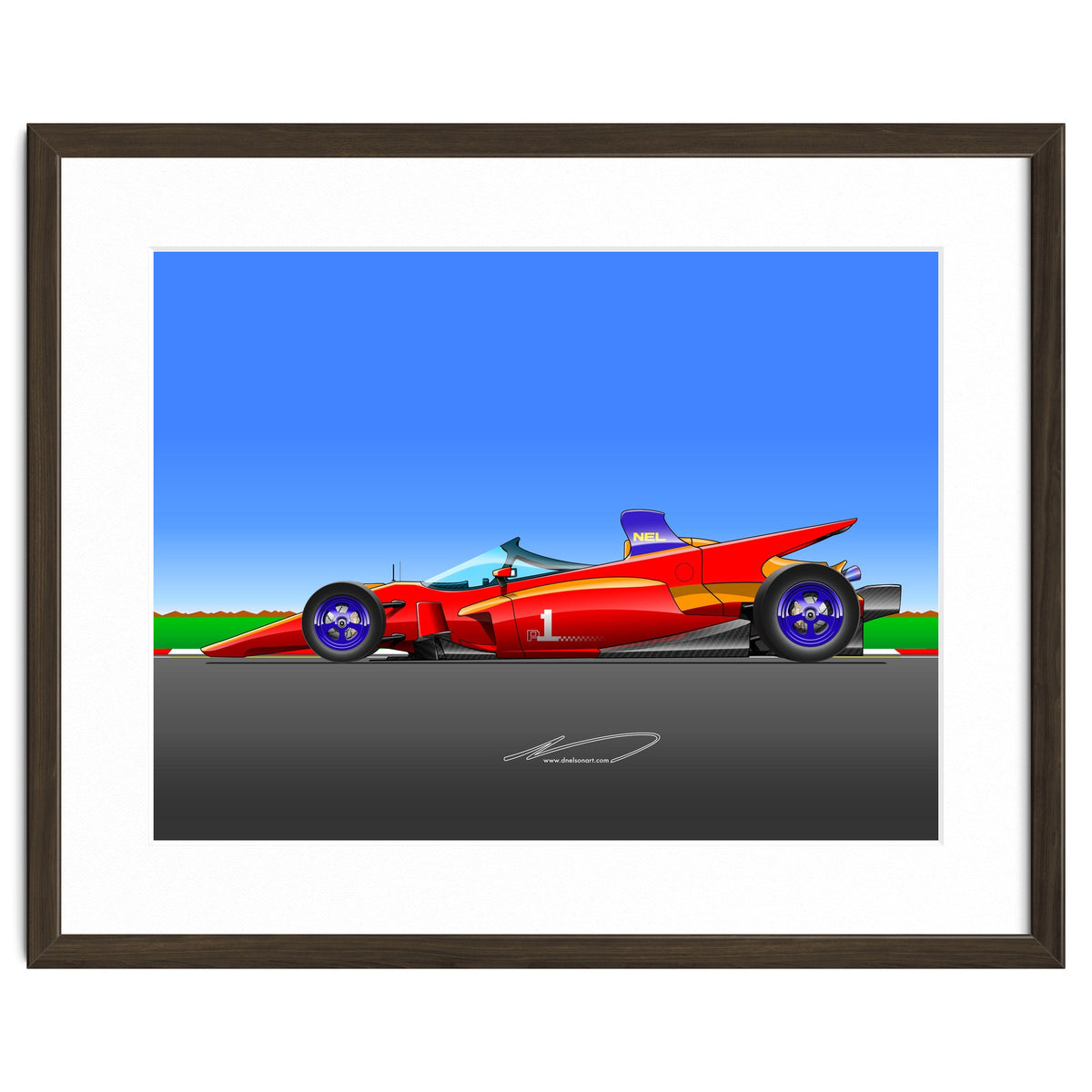 Pole Position Racecar Homage