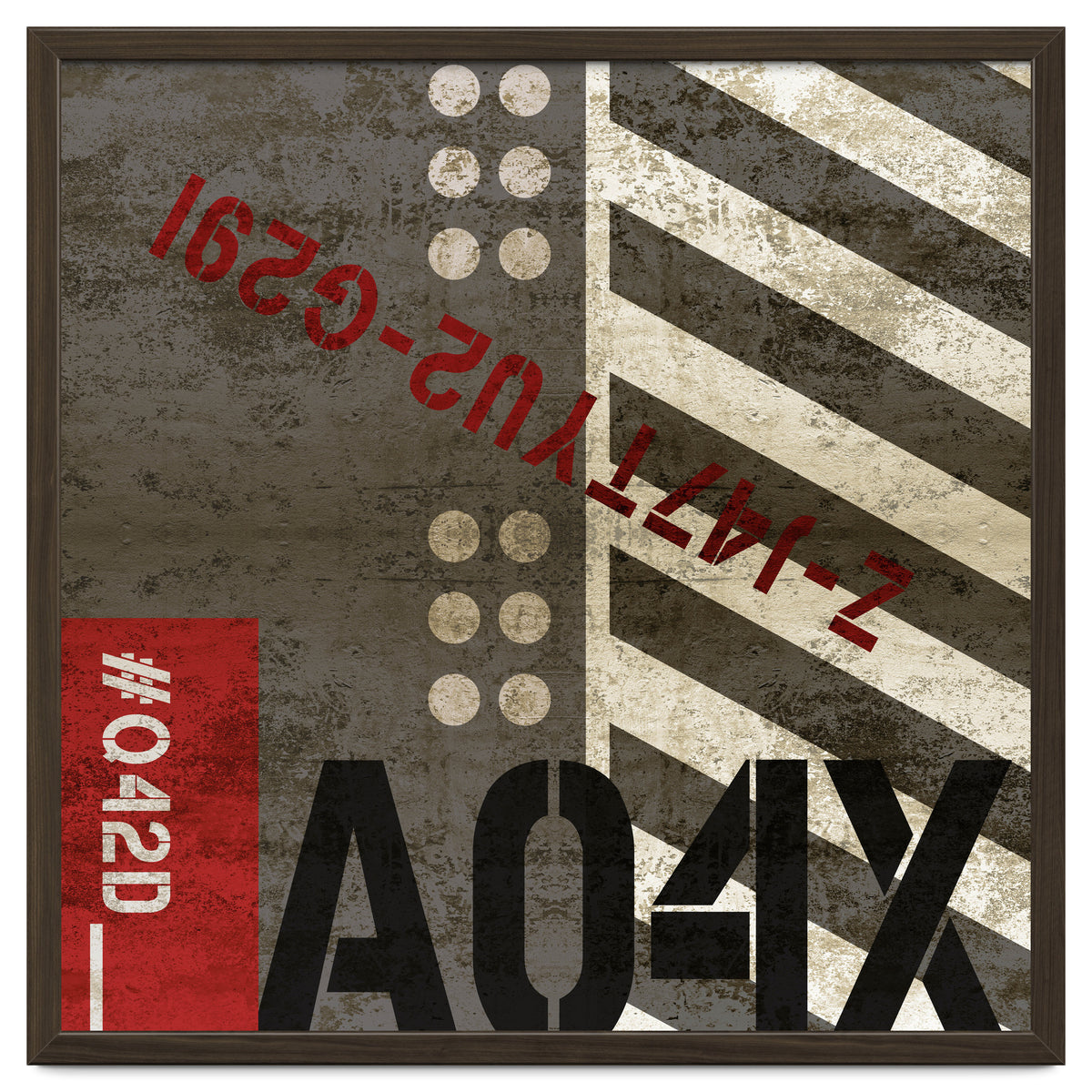 Abstract Industrial Grey Stripes