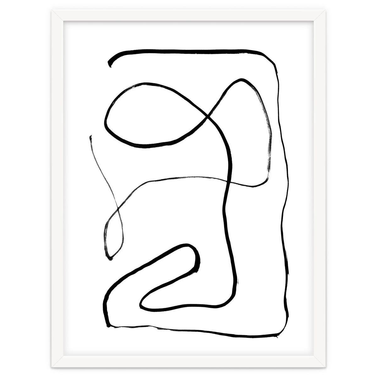 Mid-Century Line Art Print #2