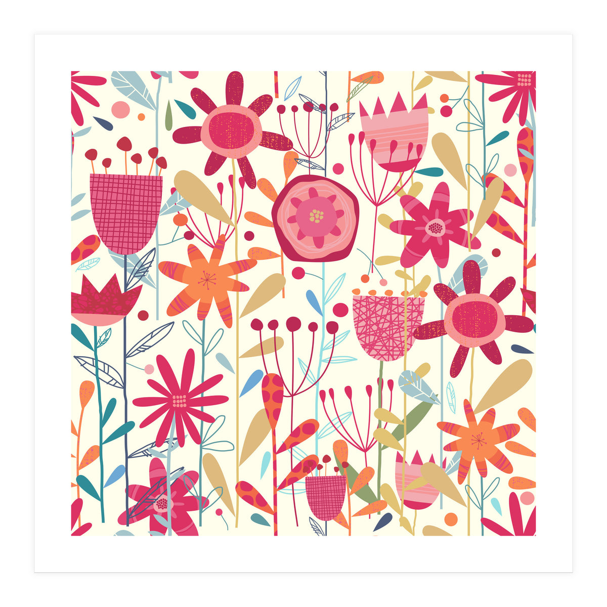 Wild Weeds And Flowers (Print Only)