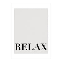 Relax White (Print Only)