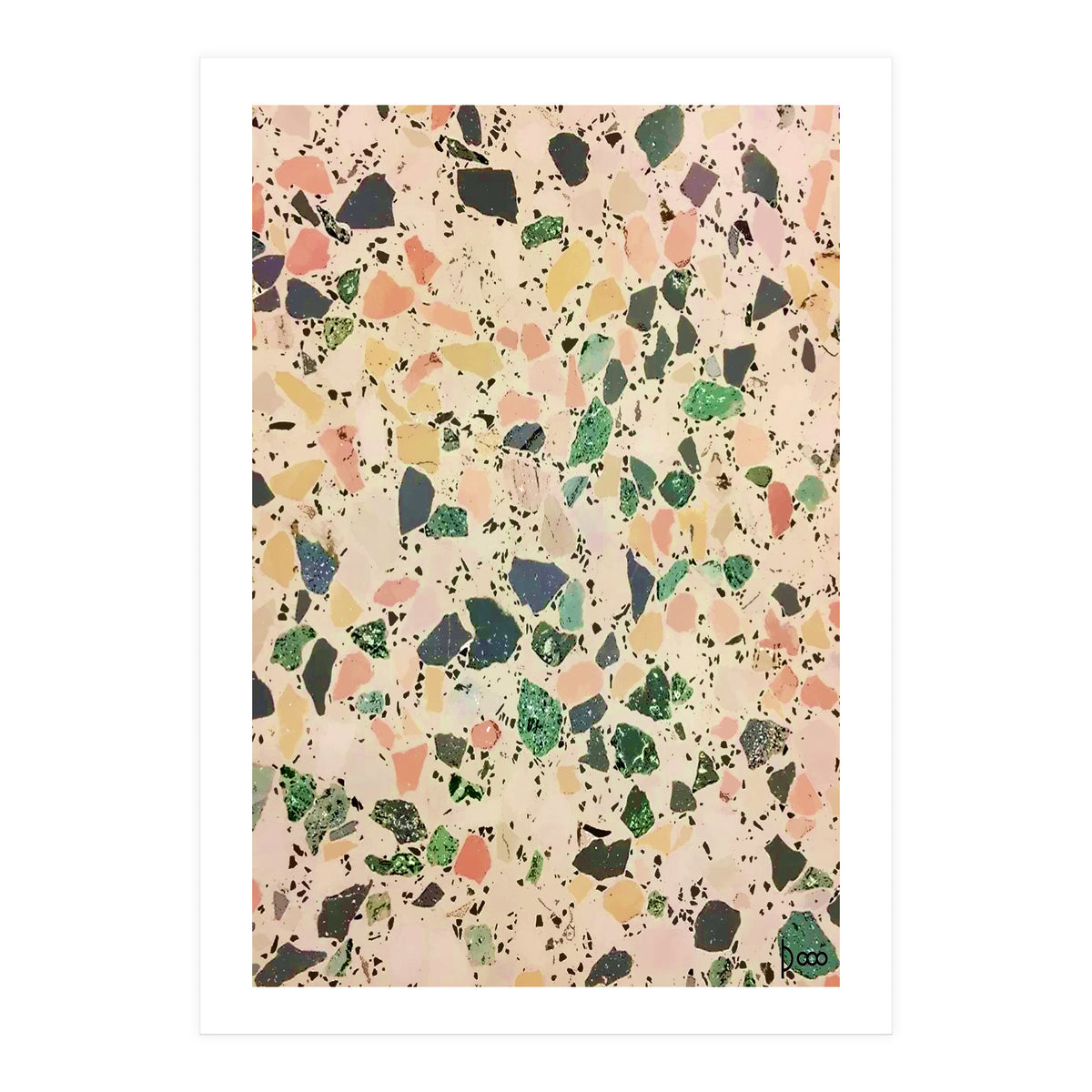 Brown Terrazzo (Print Only)