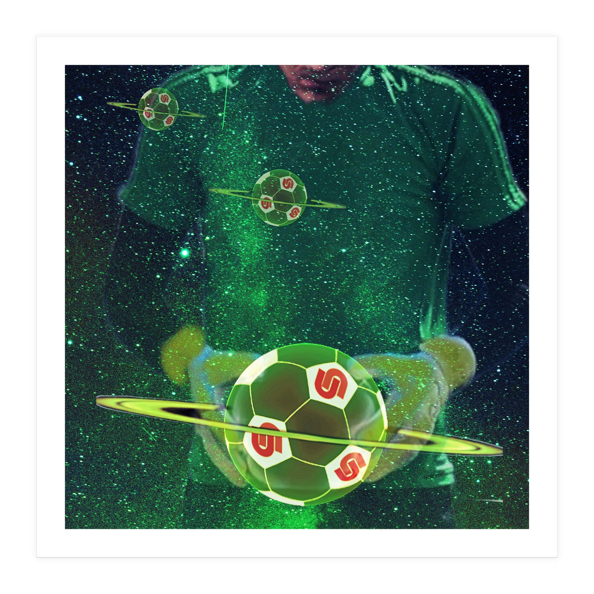 Football fans glimps of heaven. (Print Only)