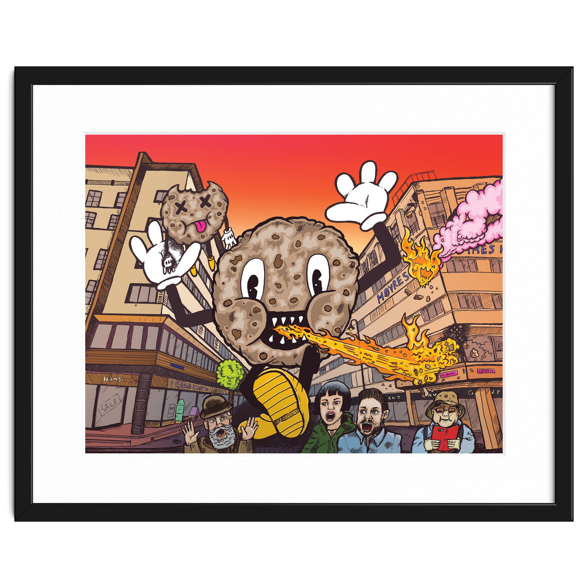 Cookie Monster 12.3% ABV Bourbon Barrel Aged Coconut Chocolate Chip Stout - Amundsen Brewery